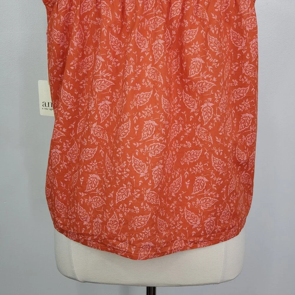 a.n.a. V-Neck Baby Doll Lightweight Sleeveless Top NEW NWT Size XL - Picture 7 of 13